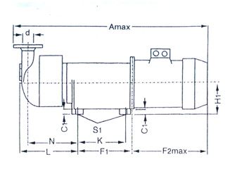 2BV-6110/6111/6121/6161/水环真空泵外形尺寸